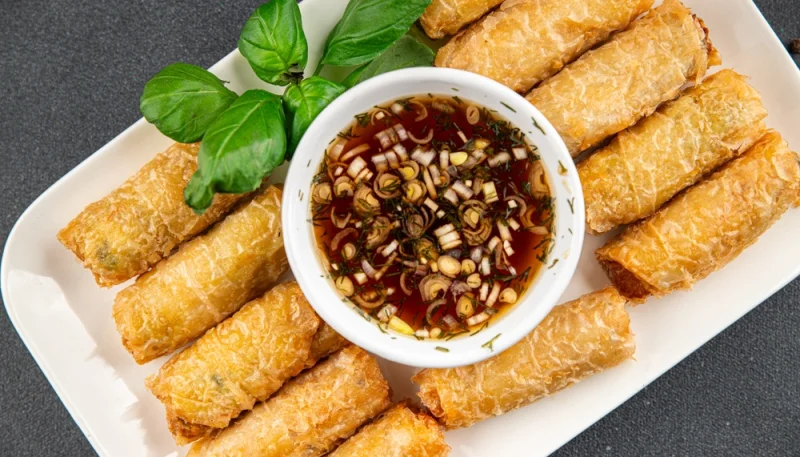 🍤 Nems aux crevettes croustillants