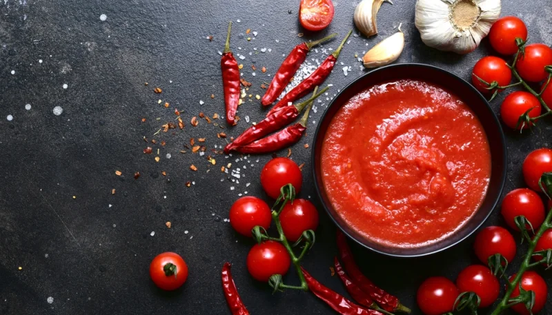🌶️ Sauce tomate maison légèrement épicée
