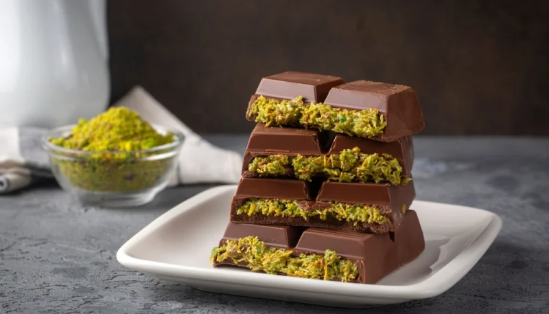 🍫 Chocolat fourré à la pistache