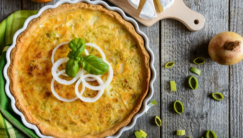 🥧 Quiche aux poireaux et fromage