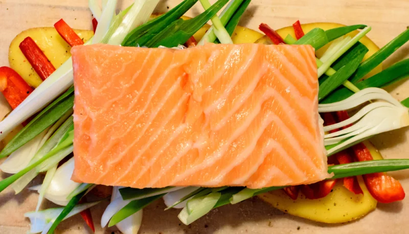 🐟 Saumon en papillote aux légumes croquants