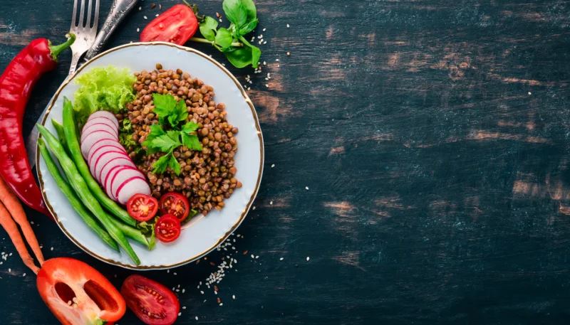 🥗 Salade de lentilles vertes aux radis