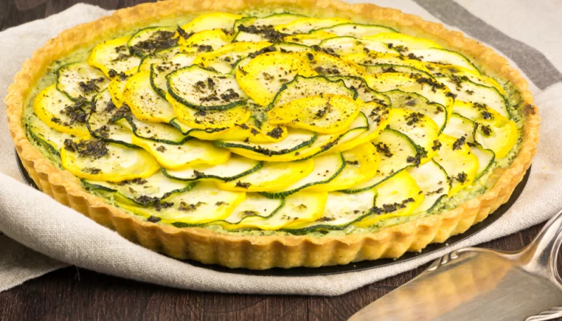 🥒 Tarte rustique aux courgettes et ricotta