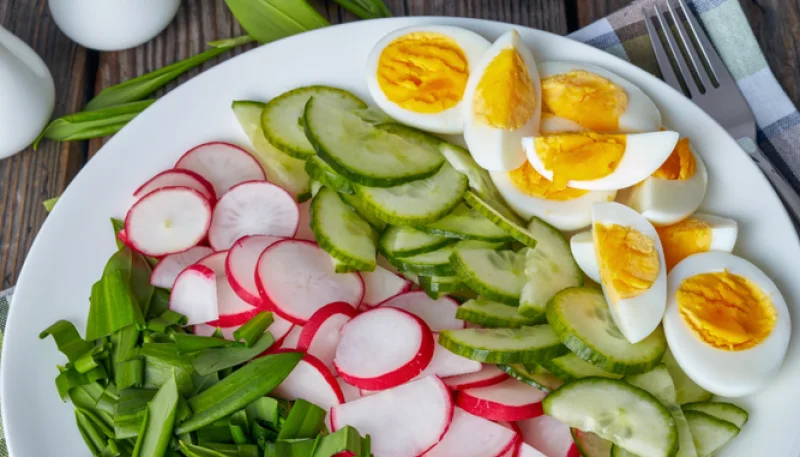 🥗 Salade printanière aux crudités et œufs