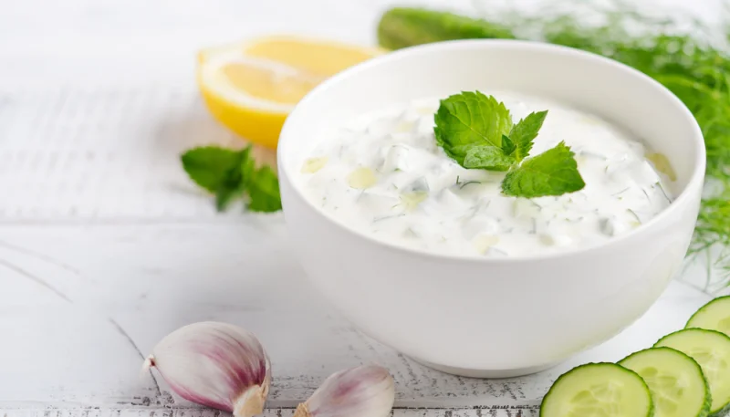 🥒 Sauce trempette grecque (Tzatziki)