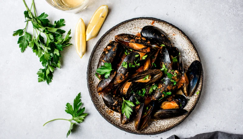 🐚 Moules marinières faciles