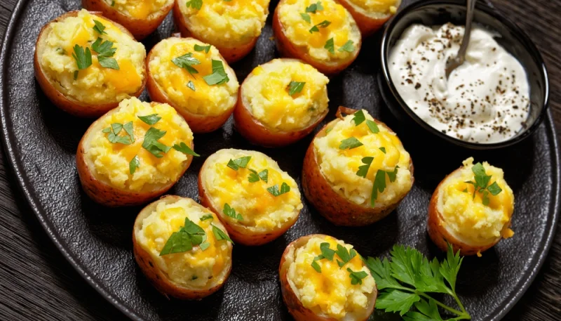 🥔 Pommes de terre farcies au fromage et herbes