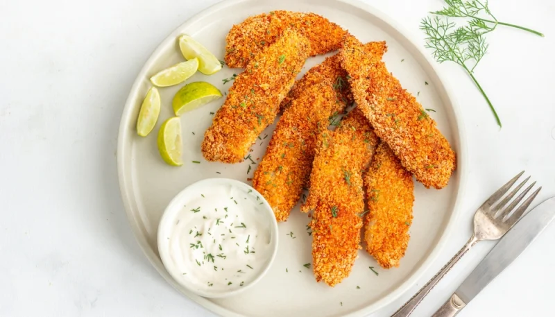 🍗 Aiguillettes de poulet panées et croustillantes