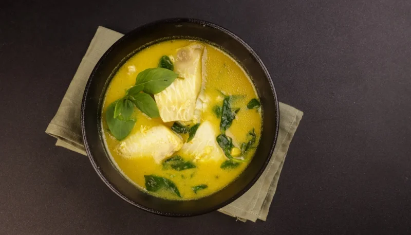 🍋🐟 Soupe de poisson au lait de coco et citron
