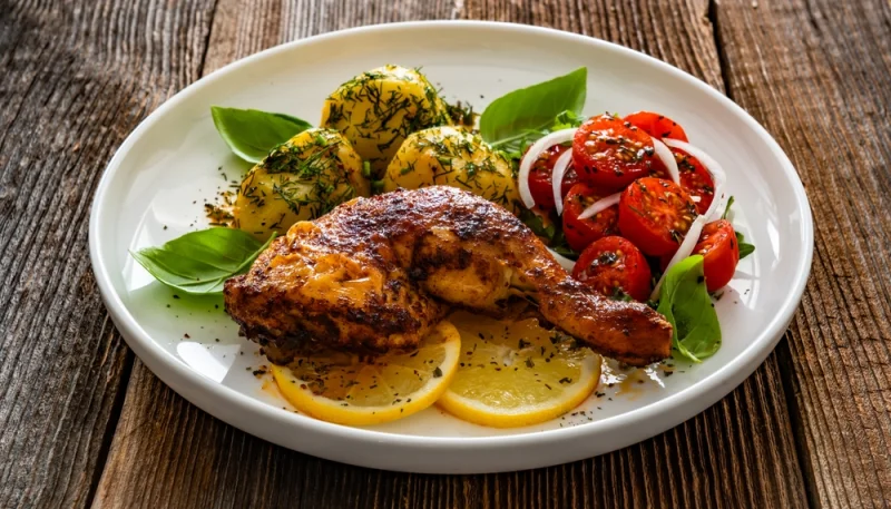 🍗 Cuisse de poulet rôtie citron et herbes