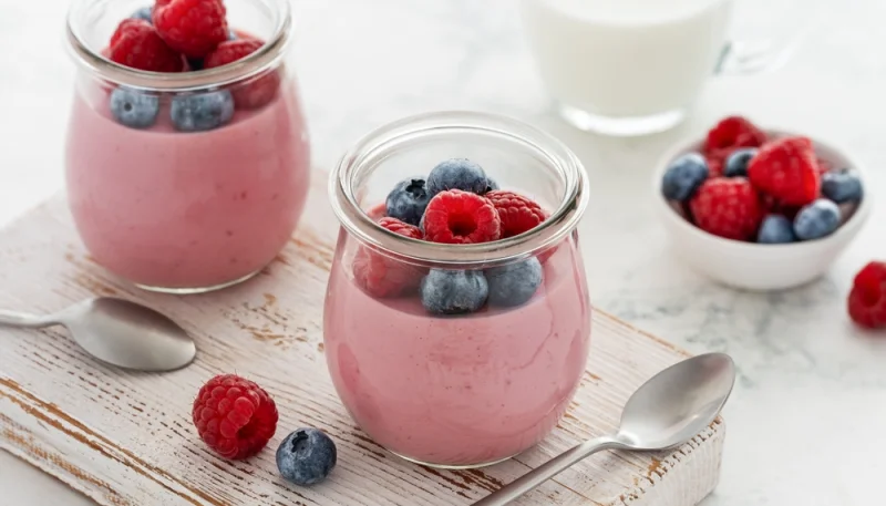 🍓 Mousse express au fromage blanc et fruits rouges