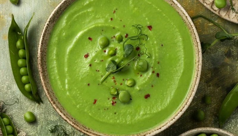 🥣 Velouté crémeux de petits pois maison