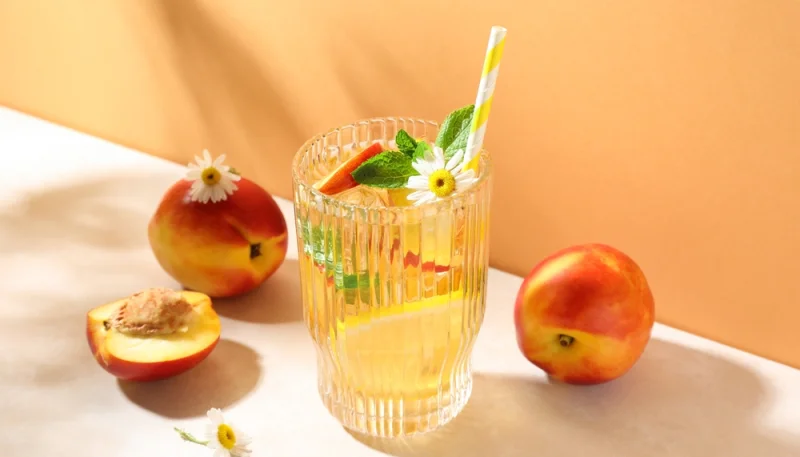 🍑 Thé glacé maison pêche et citron