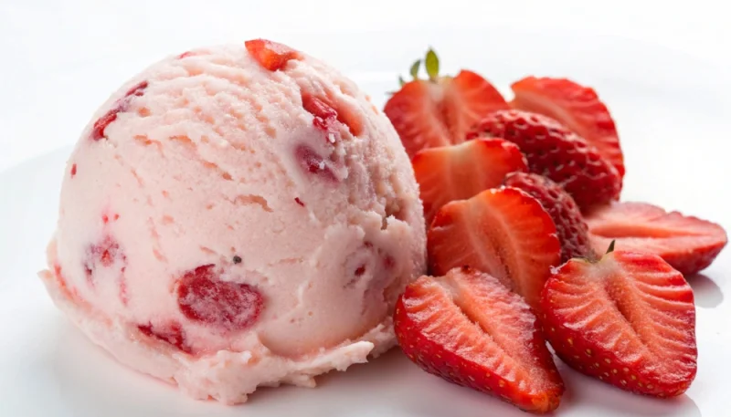 🍓 Glace maison aux fraises