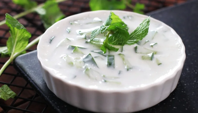 🥒 Salade de concombre au yaourt et menthe