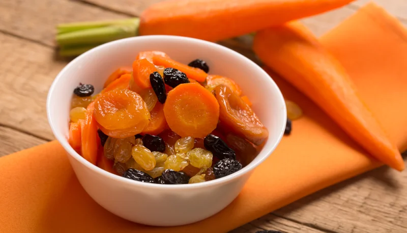 🥕 Carottes aux raisins secs et miel
