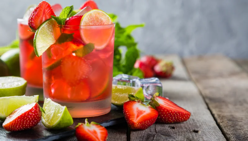 🍓 Cocktail frais fraise citron