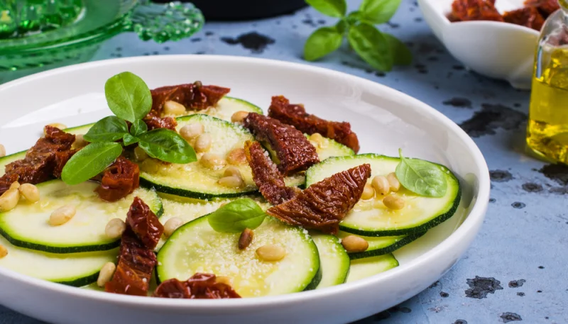 🥒 Carpaccio de courgettes