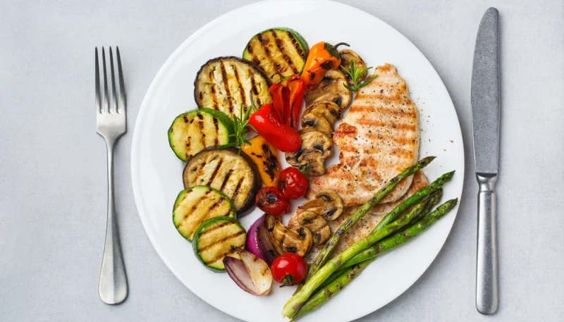 🍗 Poulet grillé aux légumes méditerranéens