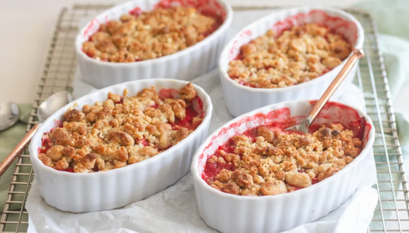 🍓 Crumble aux fruits rouges croustillant