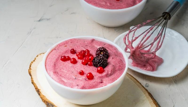 🍓 Mousse légère aux fruits rouges
