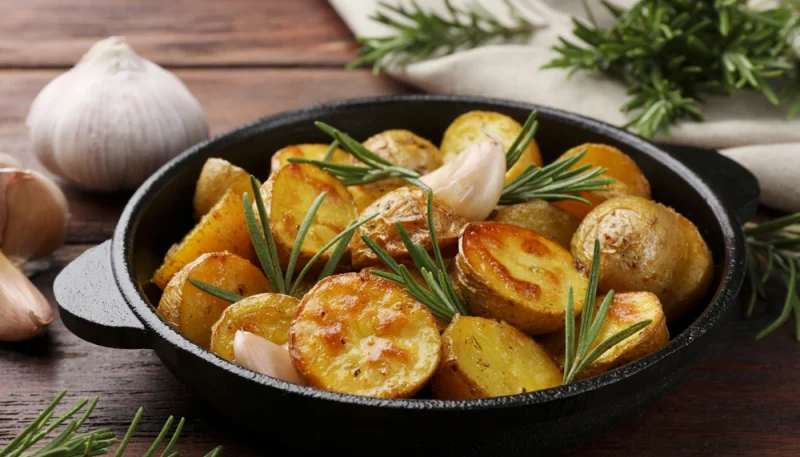 🥔 Pommes de terre rôties au romarin et à l’ail