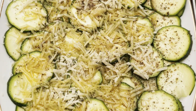 🥒 Carpaccio de courgettes au citron et parmesan