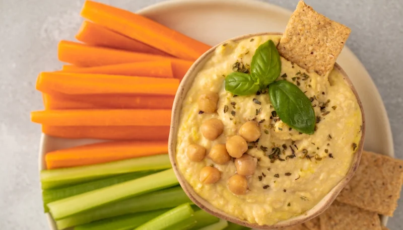🥙 Houmous maison et crudités