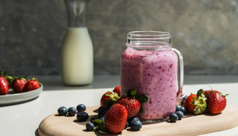 🍓 Smoothie fraise et myrtille