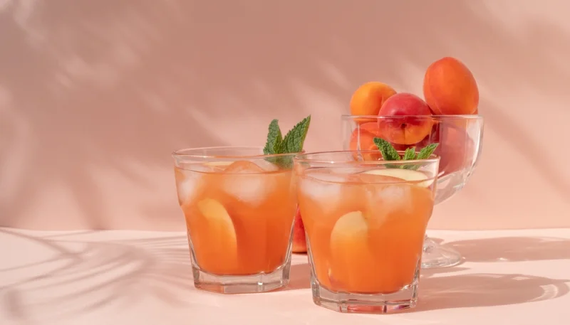 🍑 Cocktail frais abricot & citron (sans alcool)