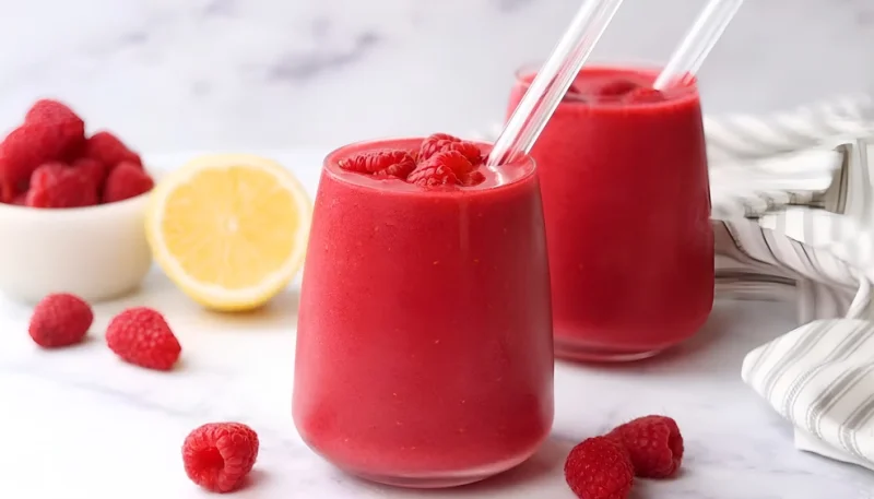 🍹 Smoothie framboise et citron