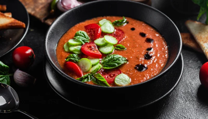 🍅 Gaspacho de tomates et concombre