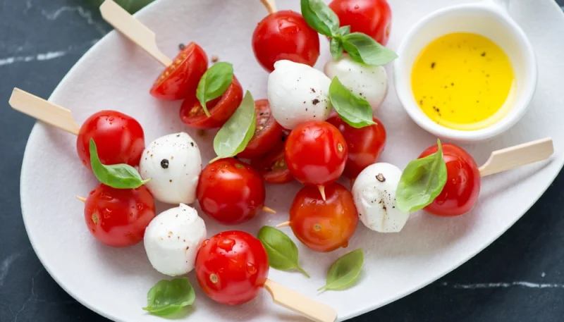 🍅 Bouchées tomate cerise et mozzarella