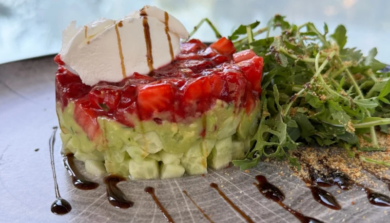 🥑 Tartare avocat concombre et fraises