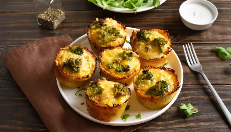 🥦 Muffins salés brocoli & fromage