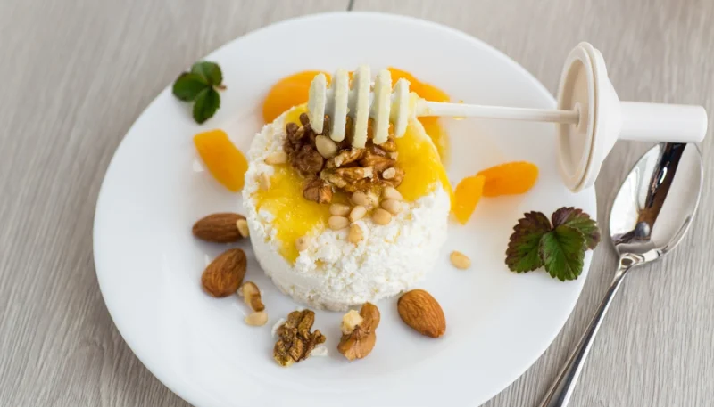 🍯 Fromage frais au miel et fruits secs