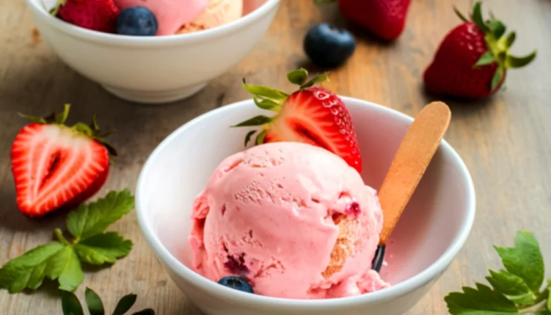 🍓 Glace maison fraise et yaourt