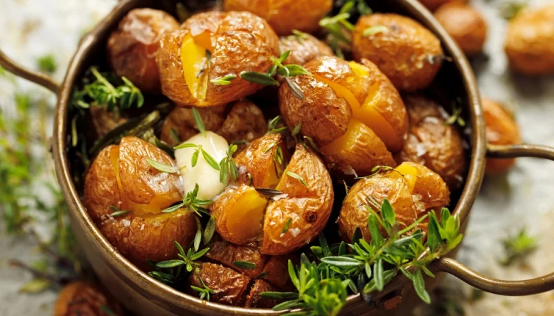 🥔 Pommes de terre grenaille rôties au thym