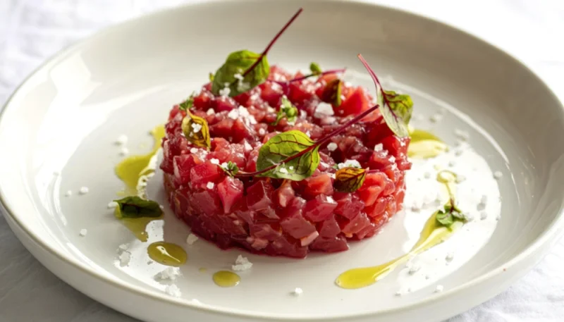 🐟 Tartare de thon frais
