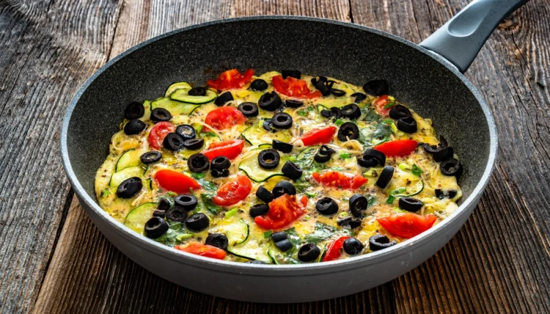 🍳 Omelette aux légumes et olives