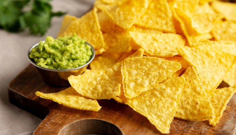 🧀 Chips tortillas et guacamole express