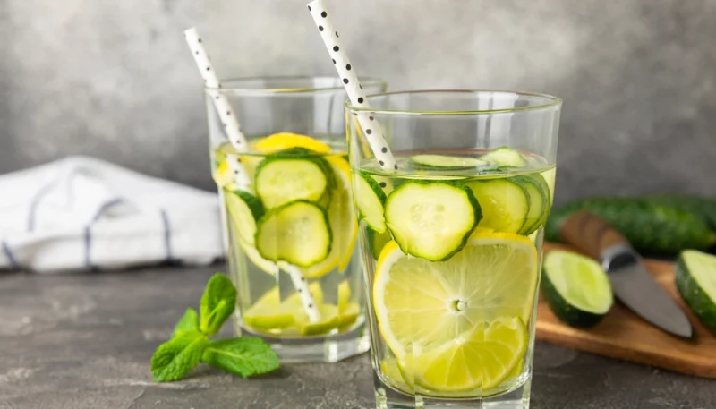 🥒🍋 Eau fraîche concombre et citron
