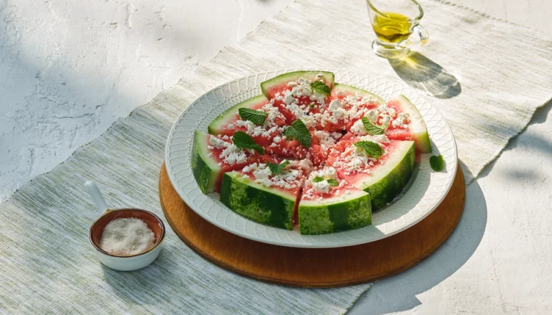 🍉 Salade de pastèque, feta et menthe (ultra fraîche & rapide)