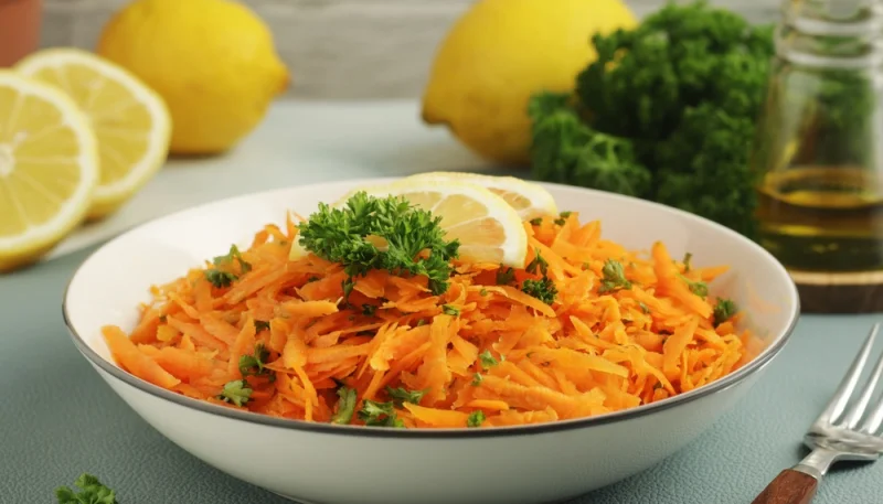 🥕 Salade de carottes râpées citronnées