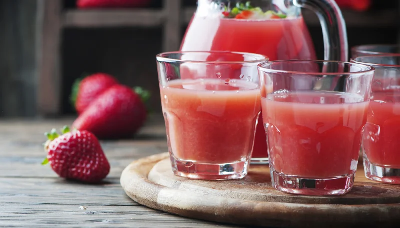 🍓 Jus de fraises maison
