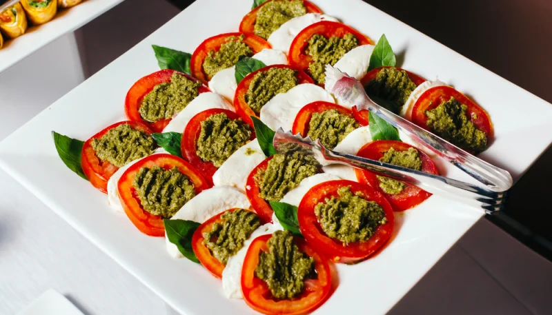 🍅 Caprese au pesto frais