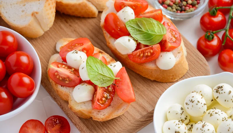 🍅 Bruschetta tomates et mozzarella