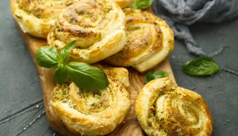 🥐 Palmiers feuilletés au pesto