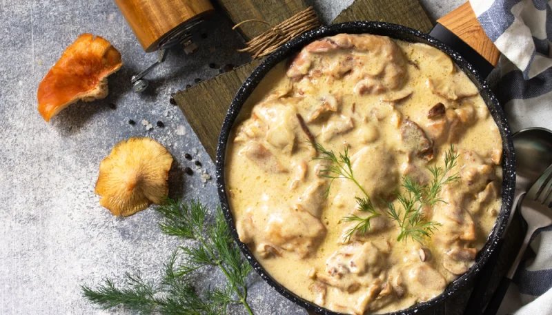 🍄 Poulet crémeux aux champignons