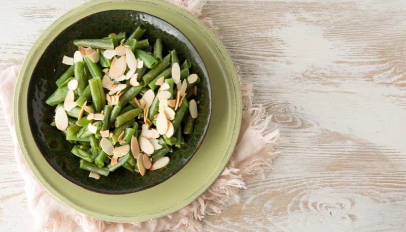 🥗 Haricots verts sautés aux amandes
